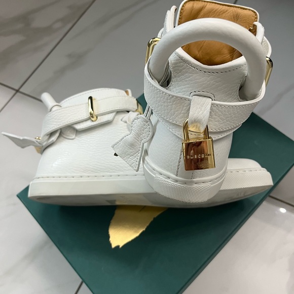 Buscemi chic white leather runners - Picture 3 of 7